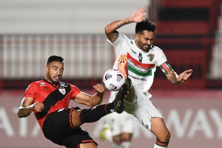 Palestino eliminado de la Copa Sudamericana tras empatar en Brasil con Atlético Goianiense