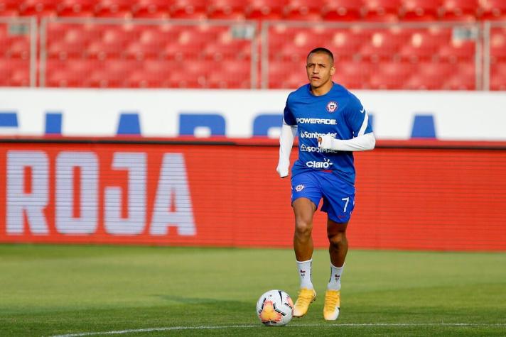 El solitario entrenamiento de Alexis Sánchez en Juan Pinto Durán tras sumarse a La Roja