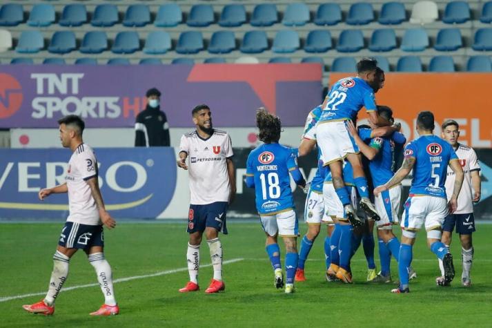 La U cae ante el puntero Audax Italiano y sigue su tranco irregular