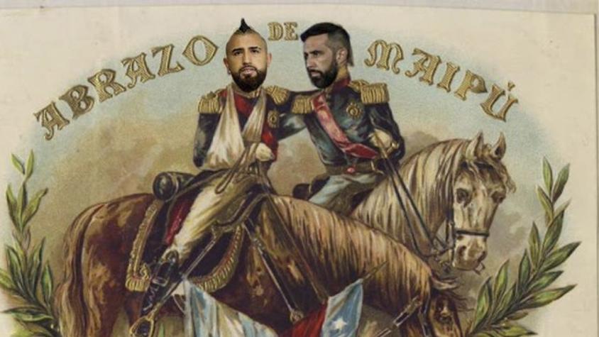 "El abrazo de Brasil": Los memes que dejó la reconciliación de Claudio Bravo y Arturo Vidal