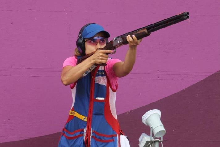 Francisca Crovetto termina 23° en el Tiro Skeet y se despide de los Juegos Olímpicos de Tokio