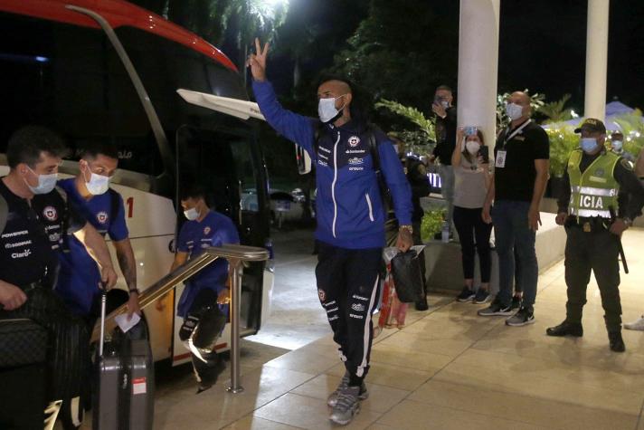 La Roja llega a Barranquilla para importante duelo ante Colombia por Clasificatorias