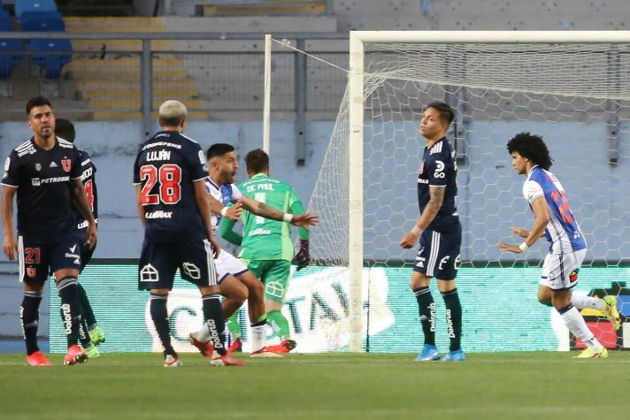 La "U" sufrió con las lesiones y solo empató ante Antofagasta pese a ir ganando