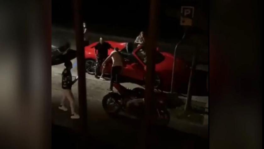 La verdad tras el video de "la noche loca" de Arturo Vidal y su Ferrari