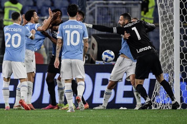 Escándalo en Inter-Lazio: Partido termina con tremenda pelea, un jugador llorando y posible racismo