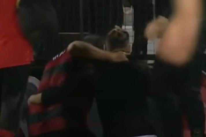 Otra más de Beccacece: molestó a técnico rival festejando gol y desató pelea con agarrón y empujones
