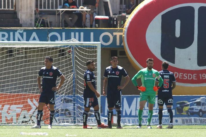 La U no puede salir del abismo en que se encuentra y cae goleado ante Deportes Melipilla