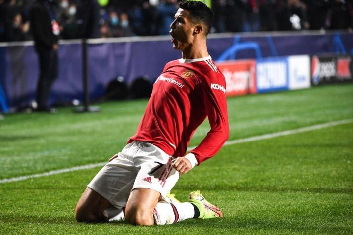 En los descuentos, Cristiano Ronaldo vuelve a salvar al Manchester United por Champions League