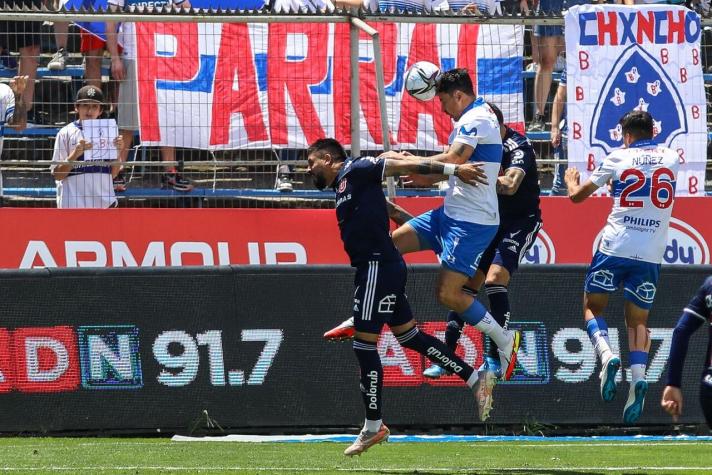 Católica vence por la cuenta mínima a la "U" y queda líder: Los azules podrían quedar en promoción