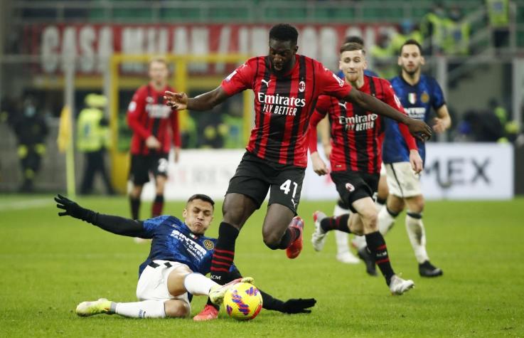 Vidal y Sánchez dijeron presente en vibrante empate entre Inter y Milan en el Derby