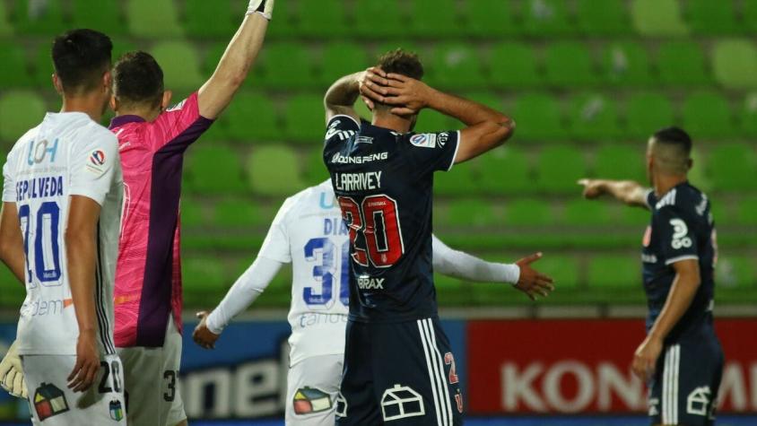 La U empata sin goles ante O'Higgins y toma un pequeño respiro en la lucha por la permanencia