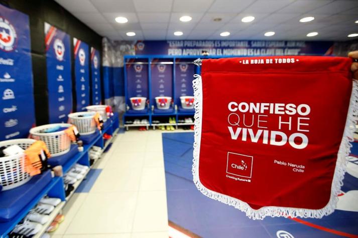 "Confieso que he vivido": Pablo Neruda está presente en el banderín de La Roja ante Ecuador