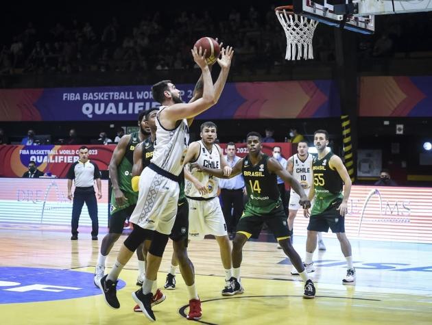 Chile vuelve a caer ante Brasil en ventana clasificatoria para el Mundial de Básquet