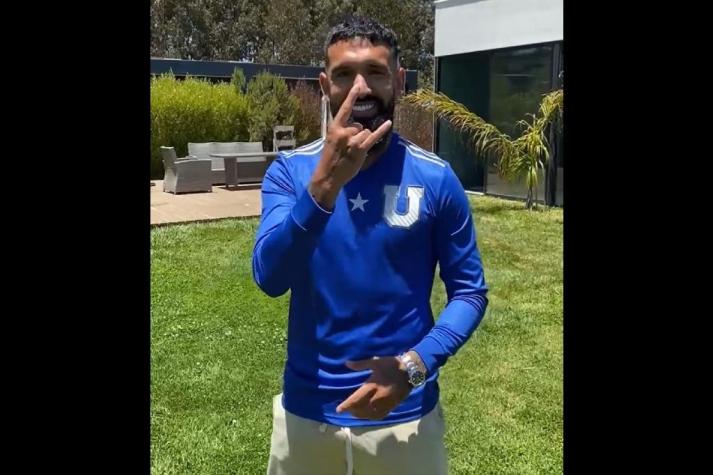 Ronnie Fernández ya trabaja en la U: "100 por ciento concentrado en poder darlo todo"
