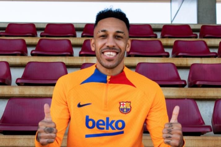 FC Barcelona anuncia la llegada de Aubameyang