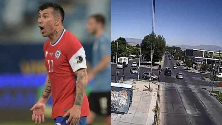 Gary Medel denuncia amenazas tras accidente de tránsito en que se vio involucrado su padre