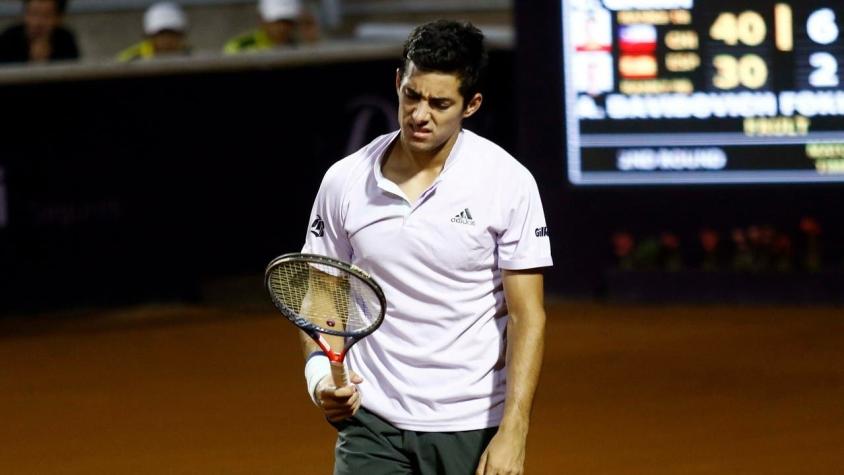 Cristian Garin: "Se me ha hecho horrible jugar tenis, he puesto muchas ganas y no se da"