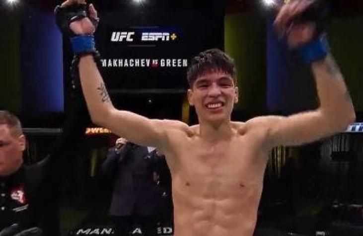 Ignacio "Jaula" Bahamondes dominó a su rival y volvió a ganar en UFC