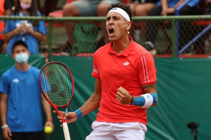 Alejandro Tabilo vence a Bor Artnak y le da a Chile el primer punto sobre Eslovenia en Copa Davis