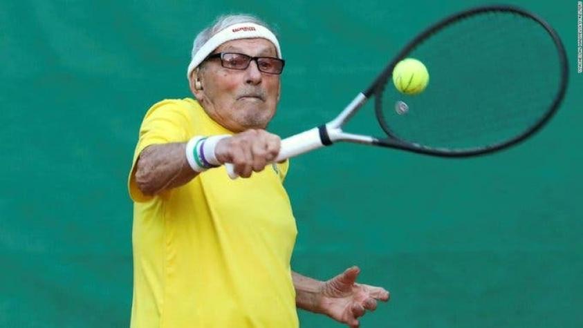 El tenista más viejo del mundo decidió quedarse en Ucrania pese a la guerra