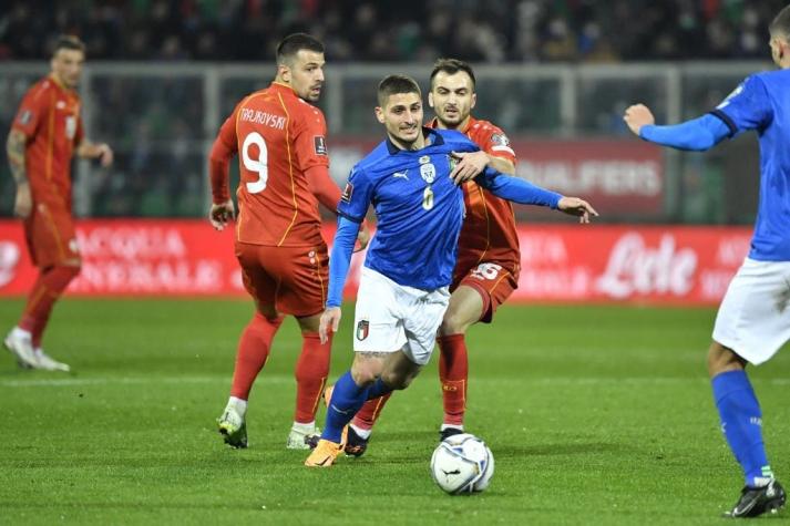 Con gol en los descuentos: Italia pierde con Macedonia del Norte y vuelve a quedar fuera del Mundial