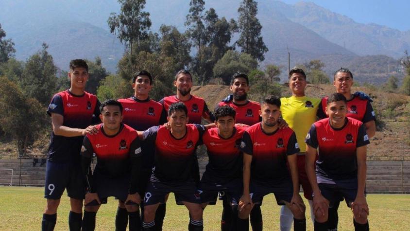 Plantel de Aguará que no pudo disputar la Copa Chile