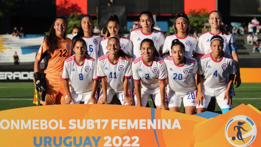 Selección sub 17 femenina en el Sudamericano de Uruguay