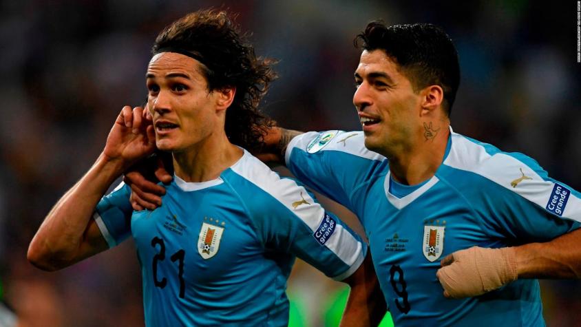 Suarez y Cavani por Uruguay