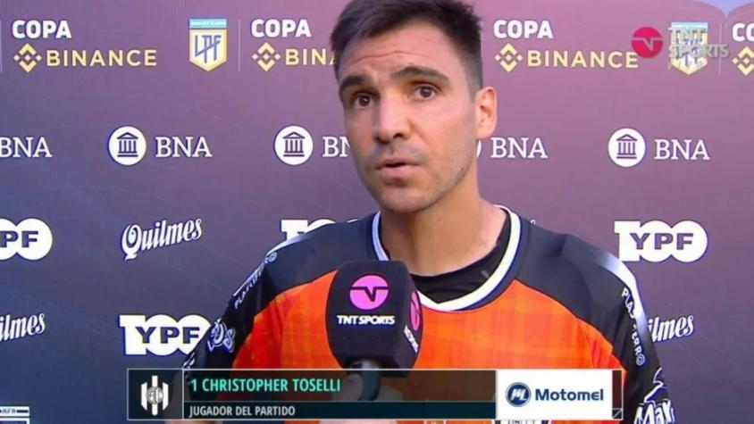Cristopher Toselli y su gran presente en Argentina: “Quería salir de mi zona de confort”