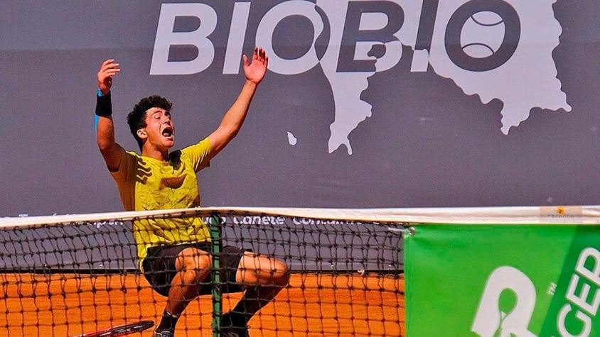 Nicolás Villalón, la promesa chilena que irrumpe en el tenis: "Mantener los pies sobre la tierra y no dejar de ser humilde"
