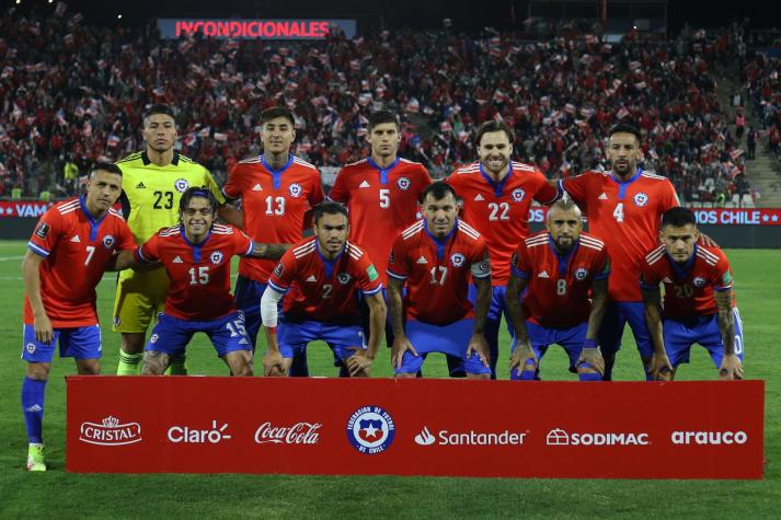 La Roja en su último partido por clasificatorias