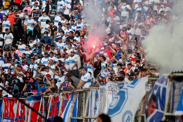 hinchas de la UC en San Carlos