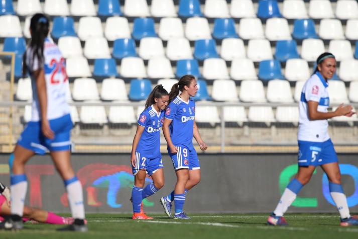 El clásico universitario femenino fue azul: la U goleó 5 a 0 a la UC