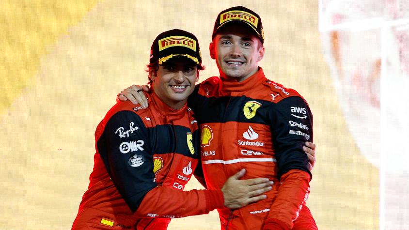 Charles Leclerc y Carlos Sainz