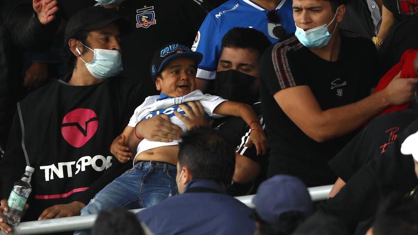 Miguelito protagonizó incidentes en la tribuna de San Carlos: "Ellos empezaron a provocar"