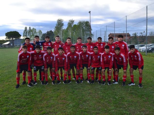 La 'Roja' Sub 15 cayó goleada ante Inglaterra en Torneo de Gradisca