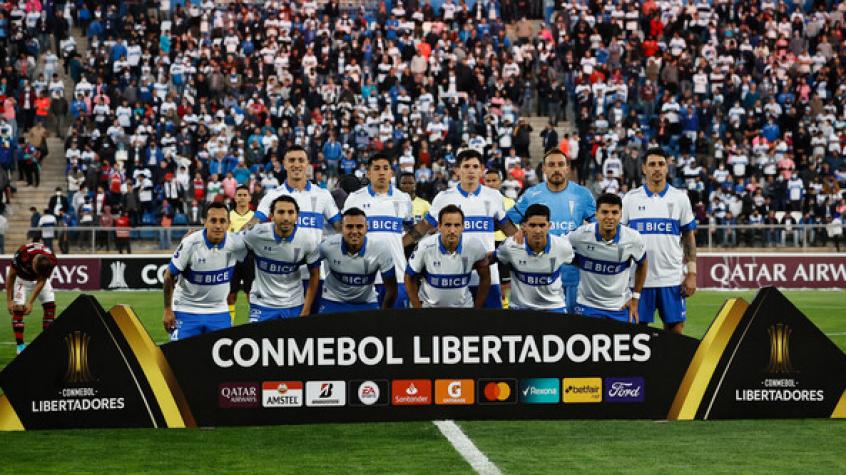 Universidad Católica vs Flamengo en Copa Libertadores.