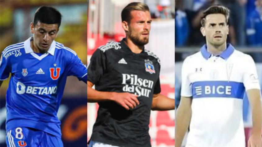 Los súper nombres de Colo Colo, la U y la UC que podrían cambiar de club en junio