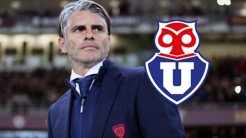 La U tiene nuevo entrenador: Diego López fue al Santa Laura a ver a los azules frente a Huachipato