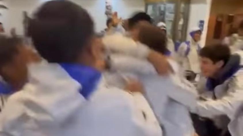 Video | Se desató la emoción: Así festejó la Sub-21 de la U el gol de Darío Osorio