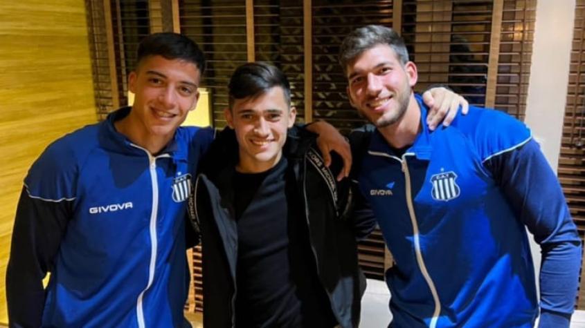 Un hincha más: Pablo Solari visitó al plantel de Talleres en la previa del duelo ante la UC