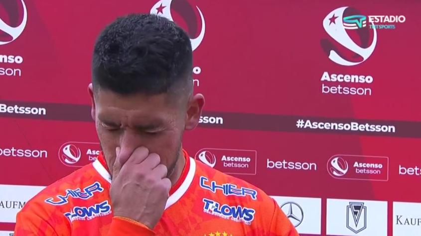 La emoción del capitán de Cobreloa tras el triunfo: "Ayer mi mamá perdió su casa en un incendio"