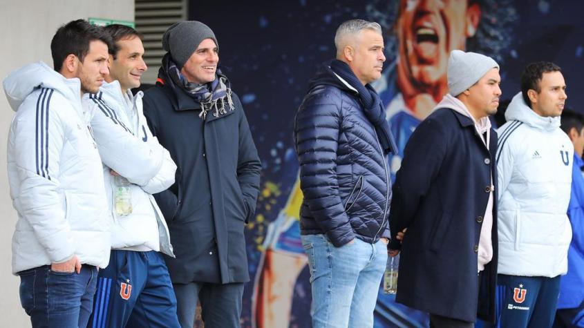 ¡Llegó el jefe!: Diego López llegó al CDA para ver el duelo del equipo juvenil de la U