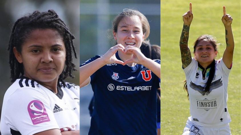La peleada lucha por ser la goleadora del Campeonato Femenino que se disputan entre Colo Colo, la U y Santiago Morning