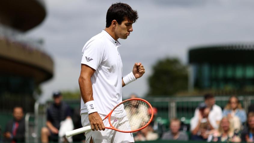 Cristian Garin en Wimbledon