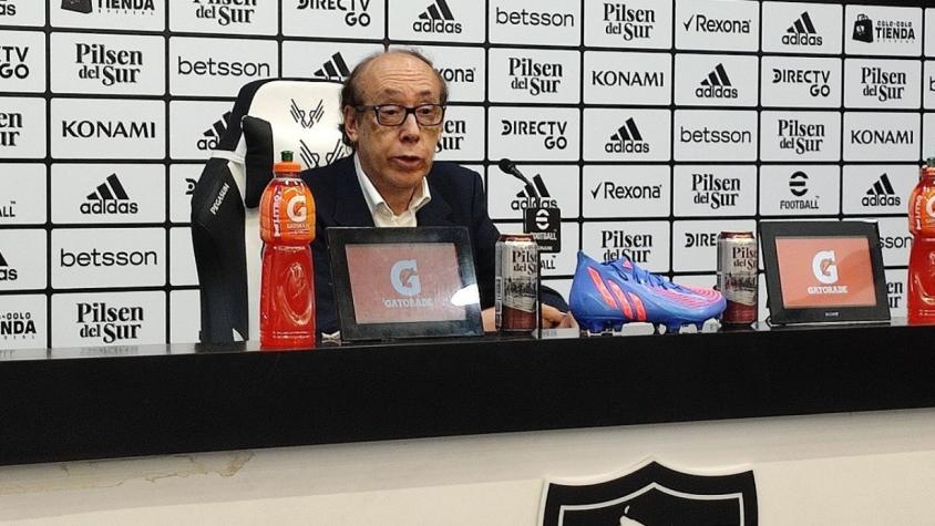 Alfredo Stöhwing y los fichajes de Colo Colo: "Trataremos de ver la opción de algún otro, pero no está fácil"