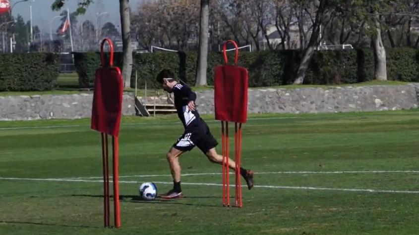 Los tres golazos que anotó Marco Rojas en el entrenamiento de Colo Colo
