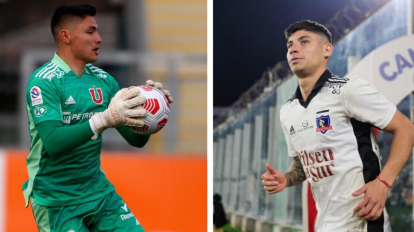 Los debutantes: Los futbolistas de la U y Colo Colo que jugarán su primer Superclásico