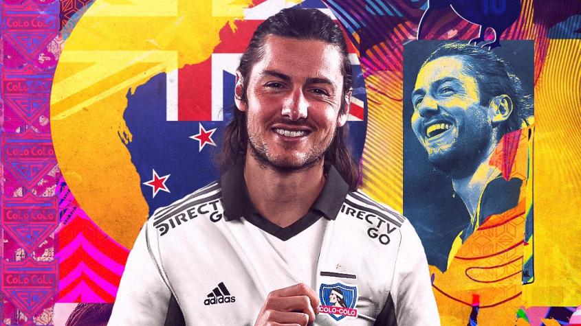 ¡Ya es albo! Colo Colo oficializó el fichaje del neozelandés Marco Rojas