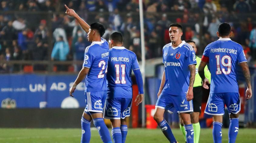 ¡Fiesta azul en Santa Laura! Universidad de Chile venció a Unión La Calera en el último minuto